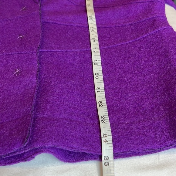 𝅺Pinehurst Wool Blend Purple Snap Button Blazer SZ L - Picture 11 of 13
